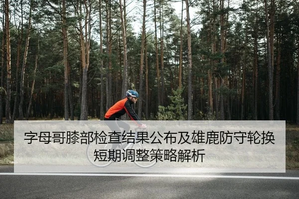 字母哥膝部检查结果公布及雄鹿防守轮换短期调整策略解析